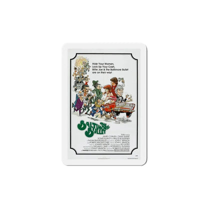 The Baltimore Bullet 1980 Movie Poster Refrigerator Magnet 6 Inch - The Sticker Space