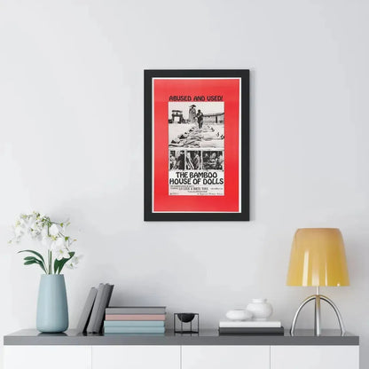 THE BAMBOO HOUSE OF DOLLS 1973 - Framed Movie Poster - The Sticker Space