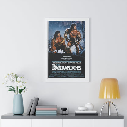 THE BARBARIANS 1987 - Framed Movie Poster-The Sticker Space