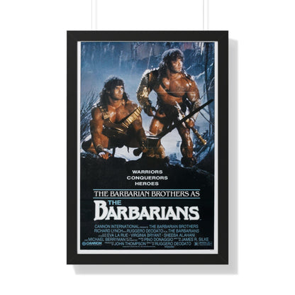 THE BARBARIANS 1987 - Framed Movie Poster-20" x 30"-The Sticker Space