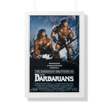 THE BARBARIANS 1987 - Framed Movie Poster-20" x 30"-The Sticker Space