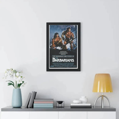 THE BARBARIANS 1987 - Framed Movie Poster - The Sticker Space
