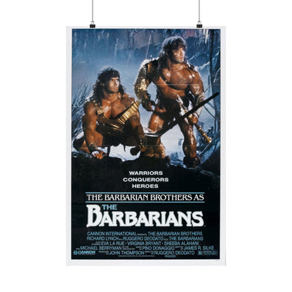 THE BARBARIANS 1987 - Paper Movie Poster-20″ x 30″-The Sticker Space