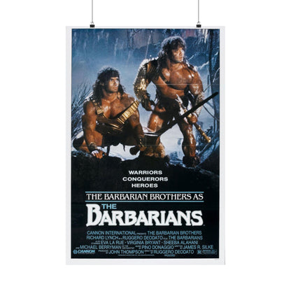 THE BARBARIANS 1987 - Paper Movie Poster-24″ x 36″-The Sticker Space