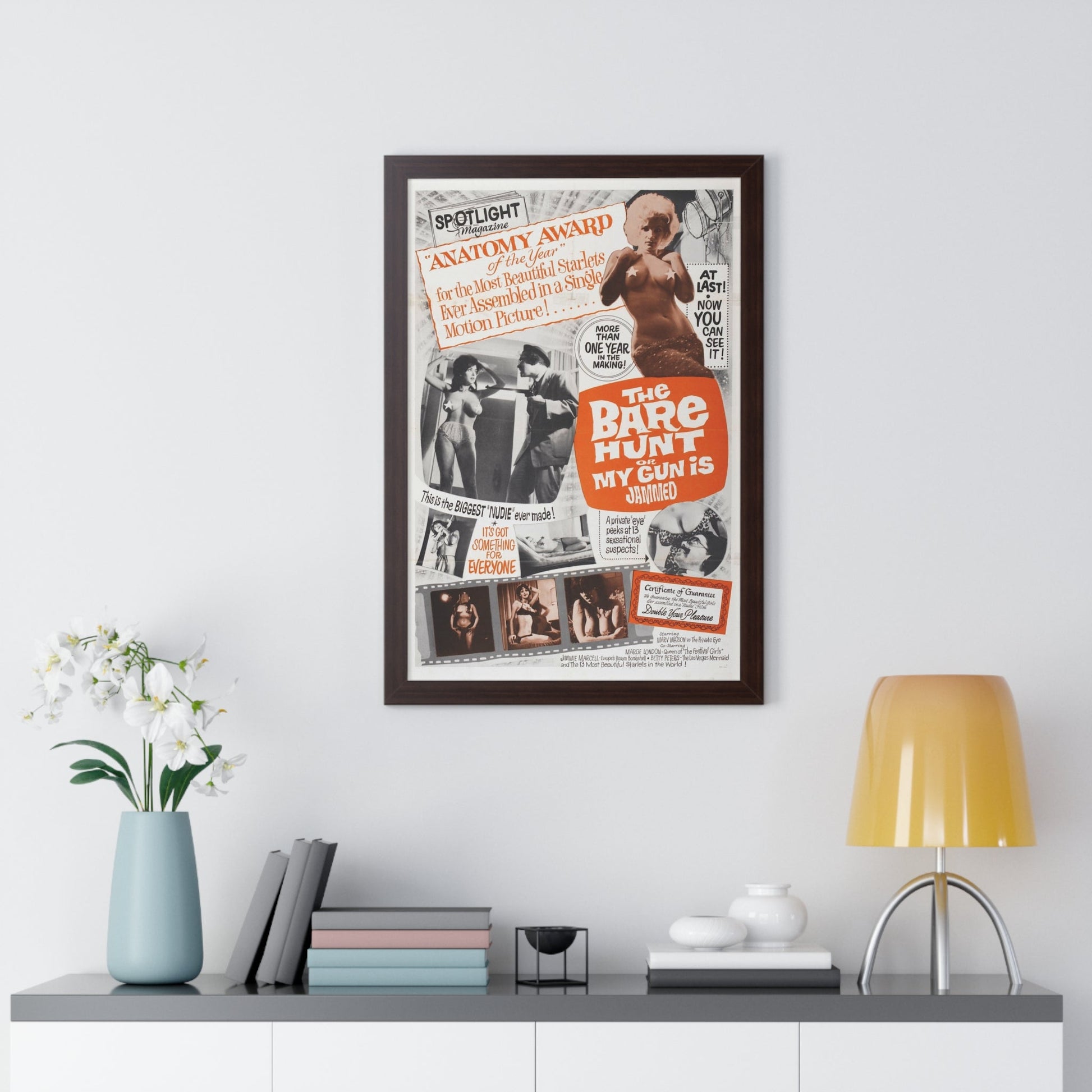 THE BARE HUNT 1963 - Framed Movie Poster-The Sticker Space