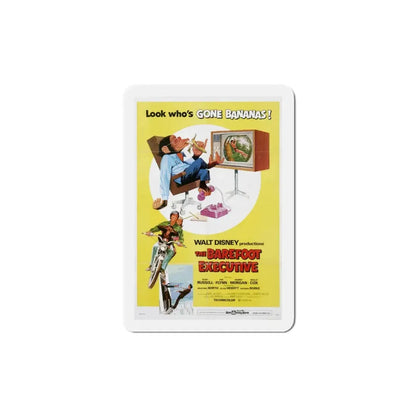 The Barefoot Executive 1971 Movie Poster Refrigerator Magnet 5 Inch - The Sticker Space