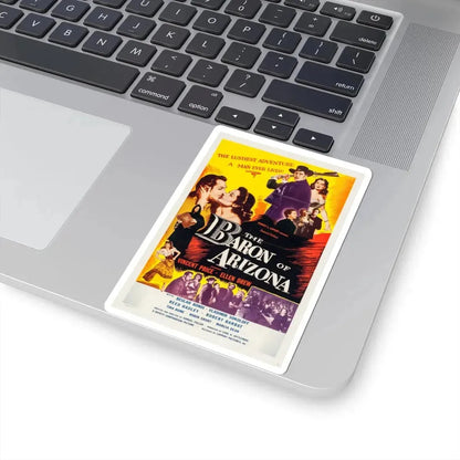 The Baron of Arizona 1950 Movie Poster - STICKER Vinyl Kiss-Cut Decal - The Sticker Space