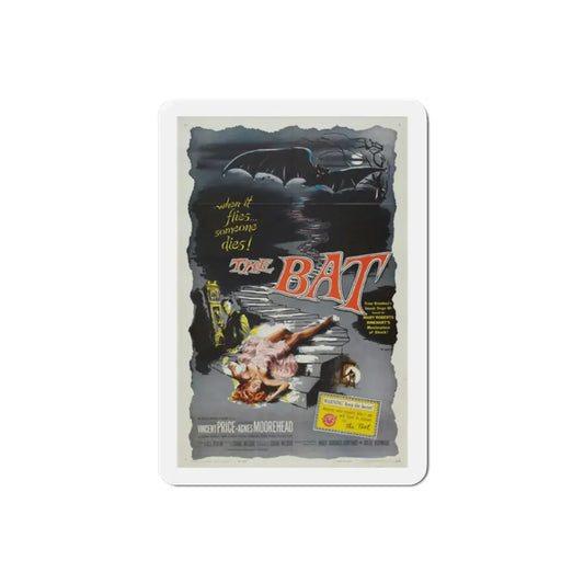 The Bat 1959 Movie Poster Refrigerator Magnet 2 Inch - The Sticker Space