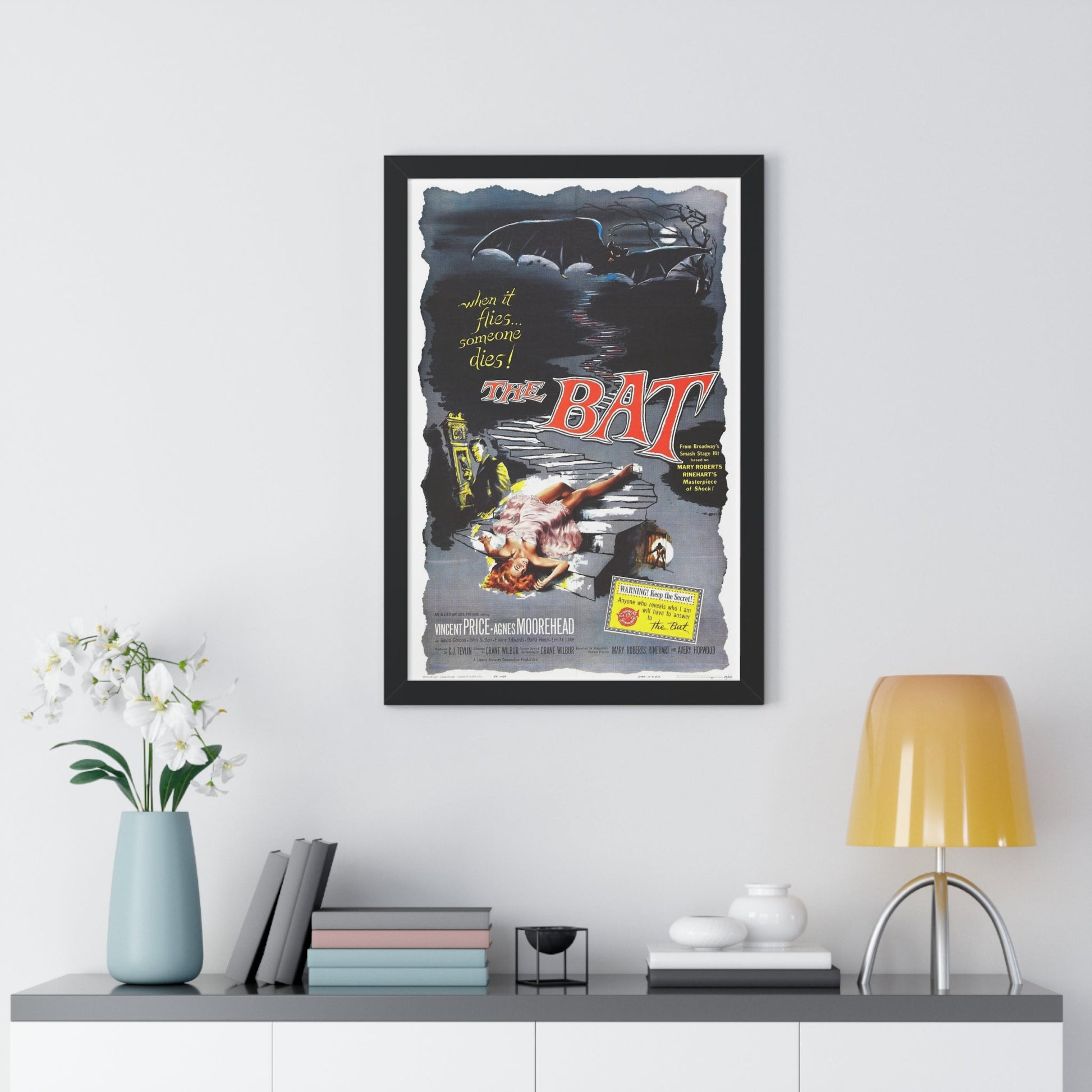 THE BAT 1995 - Framed Movie Poster-The Sticker Space