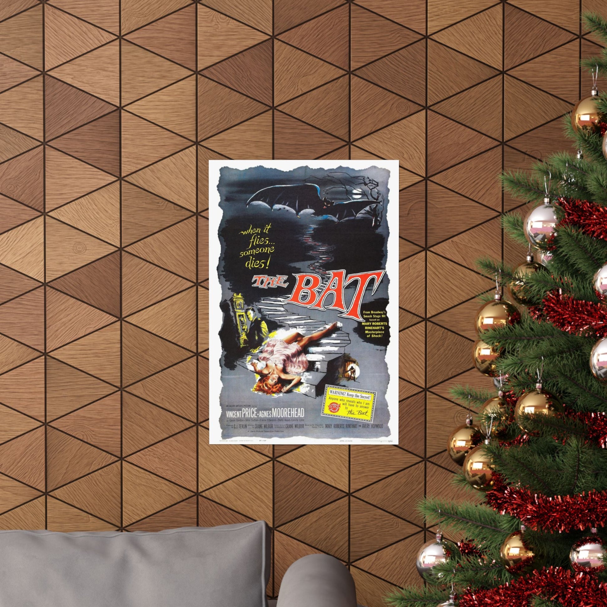 THE BAT 1995 - Paper Movie Poster-The Sticker Space