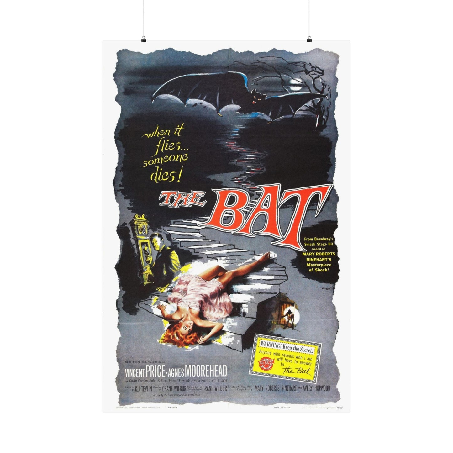 THE BAT 1995 - Paper Movie Poster-36" x 54"-The Sticker Space