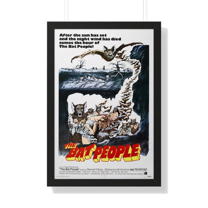 THE BAT PEOPLE 1974 - Framed Movie Poster-20" x 30"-The Sticker Space