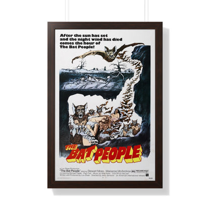 THE BAT PEOPLE 1974 - Framed Movie Poster-20" x 30"-The Sticker Space