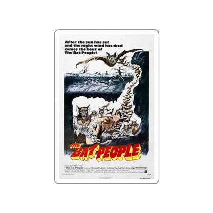 THE BAT PEOPLE 1974 Movie Poster STICKER Vinyl Die-Cut Decal 2 Inch - The Sticker Space