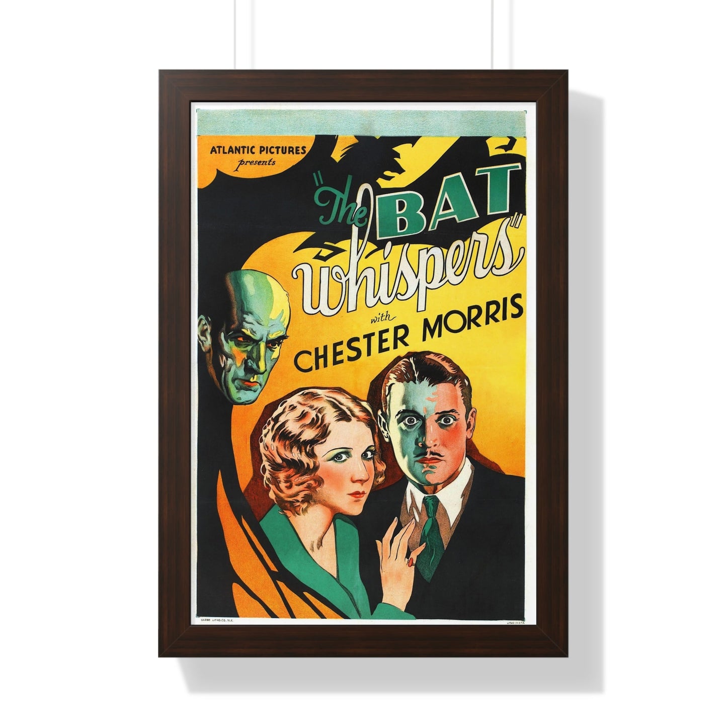 THE BAT WHISPERS 1930 - Framed Movie Poster-16″ x 24″-The Sticker Space