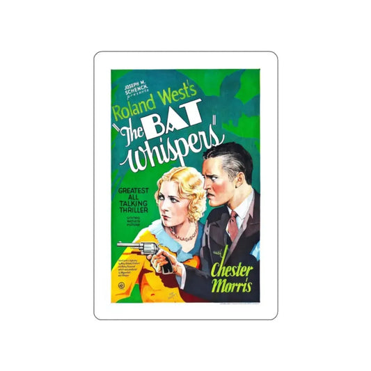 THE BAT WHISPERS (2) 1930 Movie Poster STICKER Vinyl Die-Cut Decal 2 Inch - The Sticker Space