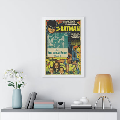 THE BATMAN - THE ELECTRICAL BRAIN 1943 - Framed Movie Poster-The Sticker Space