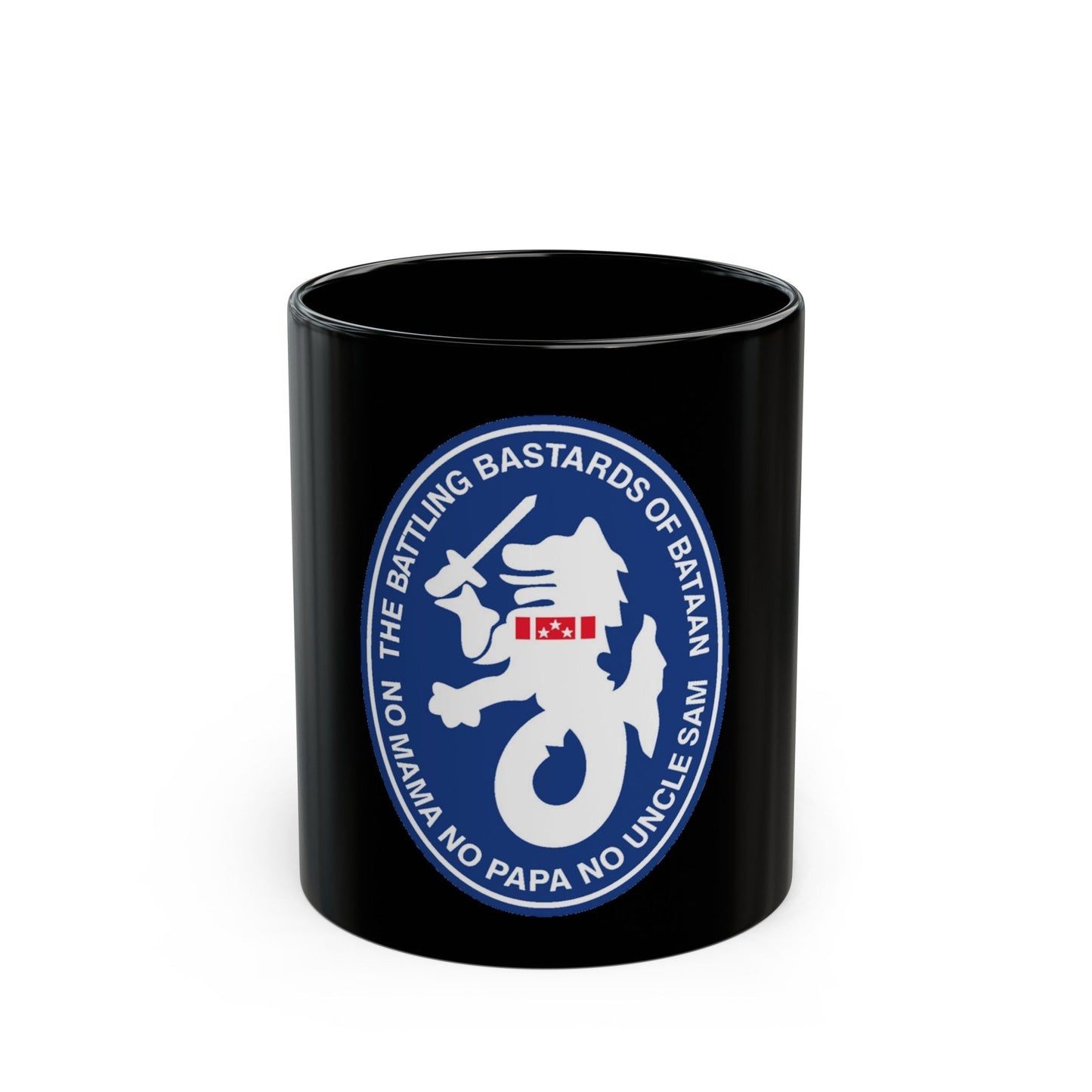 The Battling Bastards USS Bataan LHD5 (U.S. Navy) Black Coffee Mug-11oz-The Sticker Space