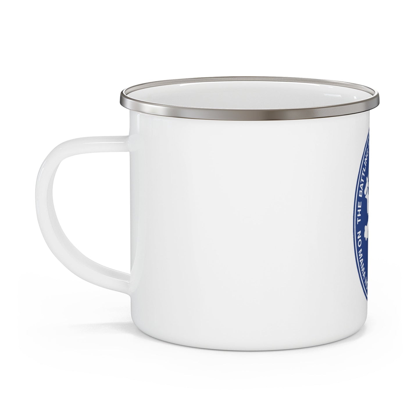 The Battling Bastards USS Bataan LHD5 (U.S. Navy) Enamel Mug 12oz-12oz-The Sticker Space