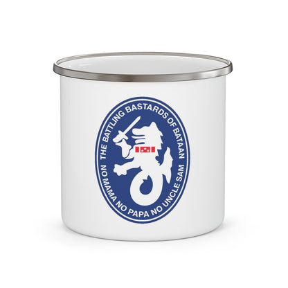 The Battling Bastards USS Bataan LHD5 (U.S. Navy) Enamel Mug 12oz-12oz-The Sticker Space