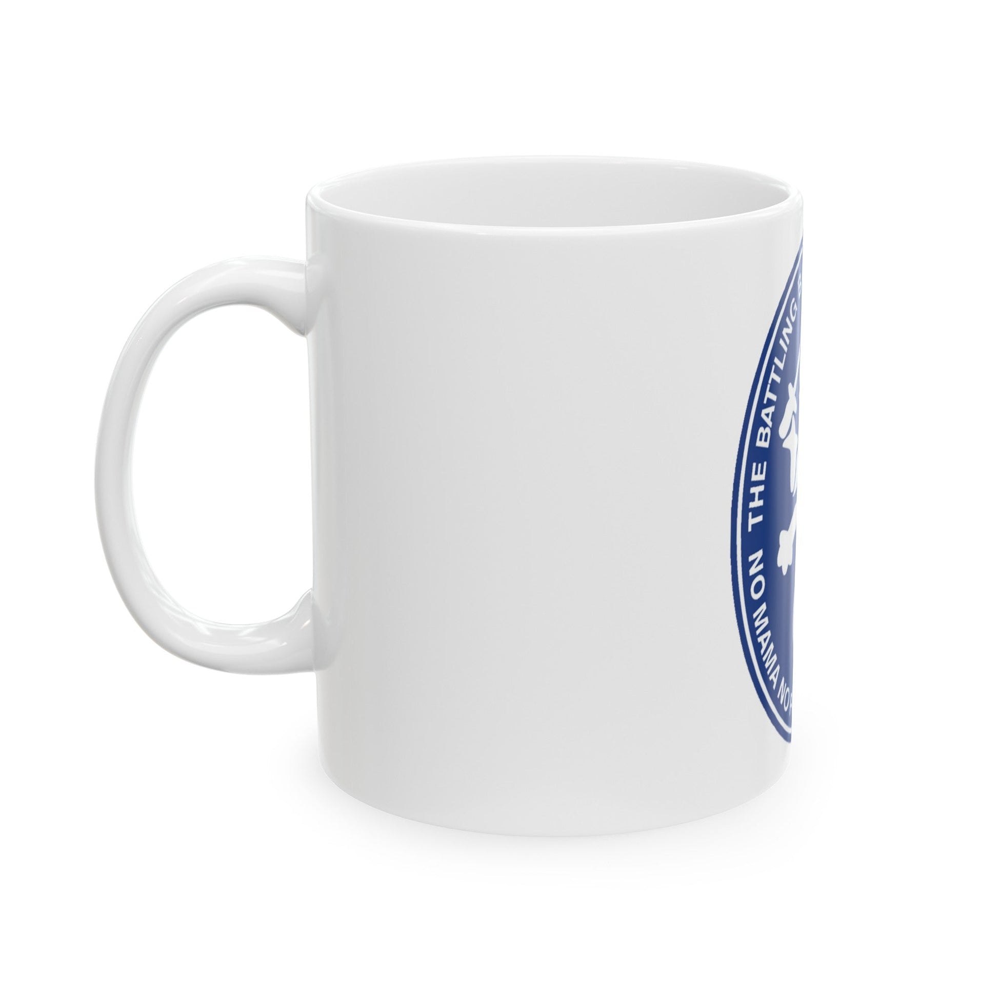 The Battling Bastards USS Bataan LHD5 (U.S. Navy) White Coffee Mug-The Sticker Space