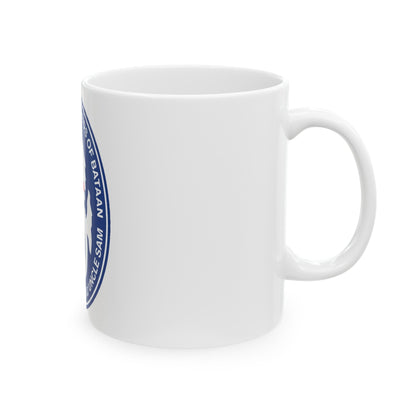 The Battling Bastards USS Bataan LHD5 (U.S. Navy) White Coffee Mug-The Sticker Space