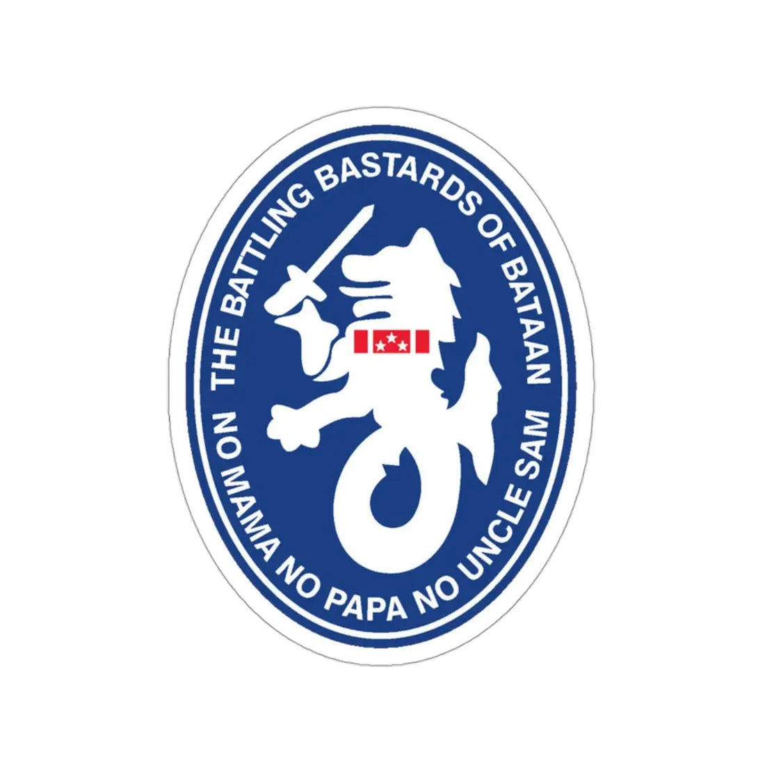 The Battling Bastards USS Bataan LHD5 (U.S. Navy) STICKER Vinyl Die-Cut Decal 3 Inch - The Sticker Space