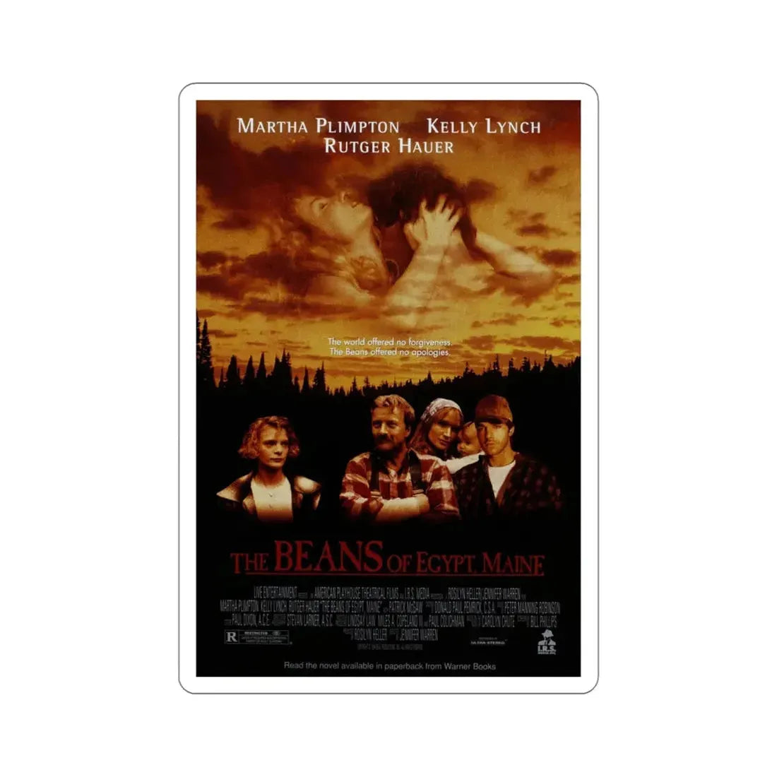 The Beans of Egypt Maine 1994 Movie Poster STICKER Vinyl Die-Cut Decal 5 Inch - The Sticker Space