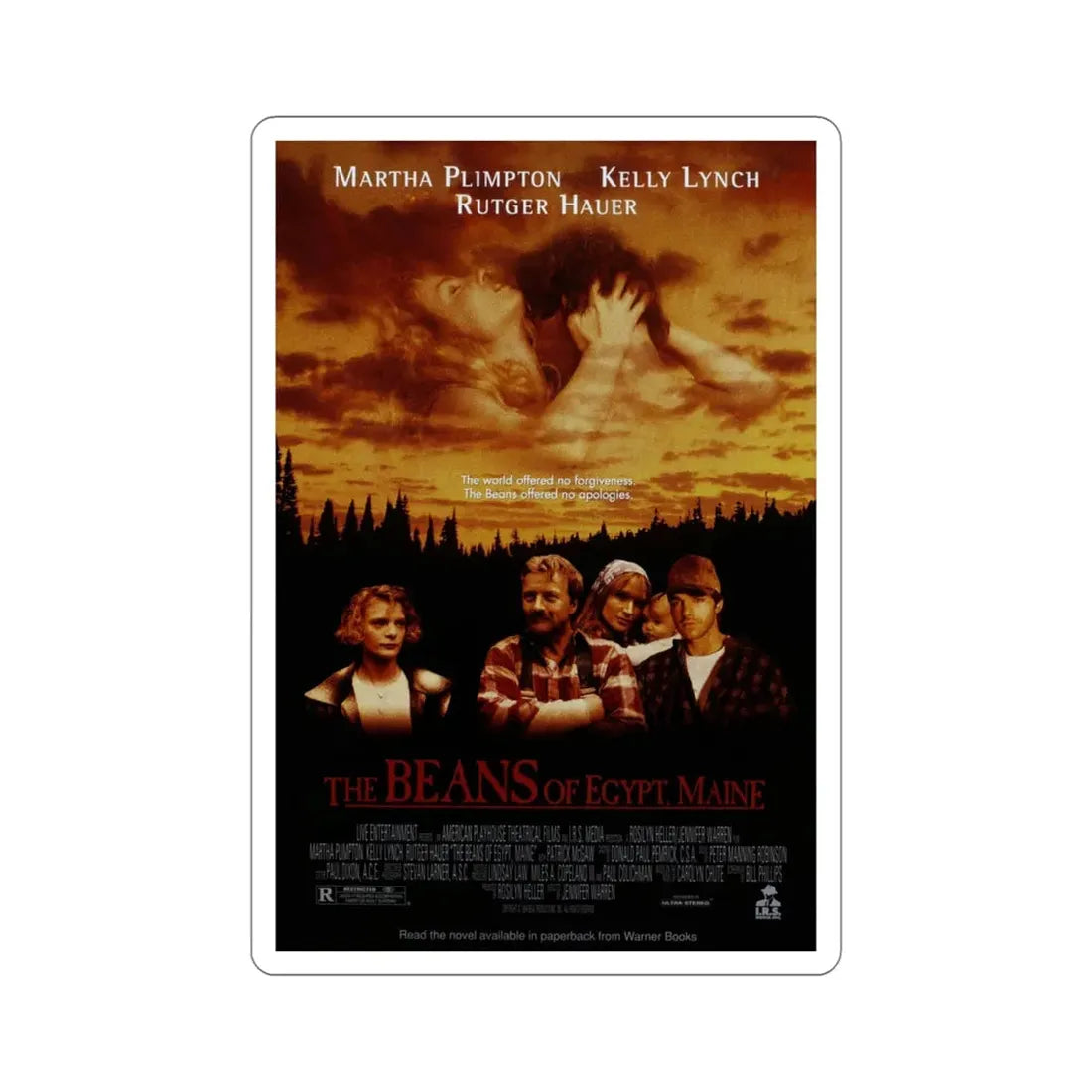 The Beans of Egypt Maine 1994 Movie Poster STICKER Vinyl Die-Cut Decal 5 Inch - The Sticker Space