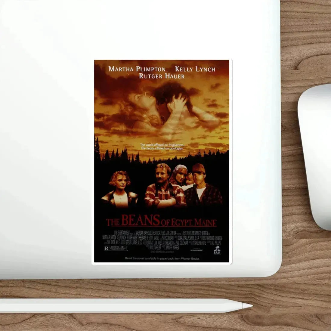 The Beans of Egypt Maine 1994 Movie Poster STICKER Vinyl Die-Cut Decal - The Sticker Space