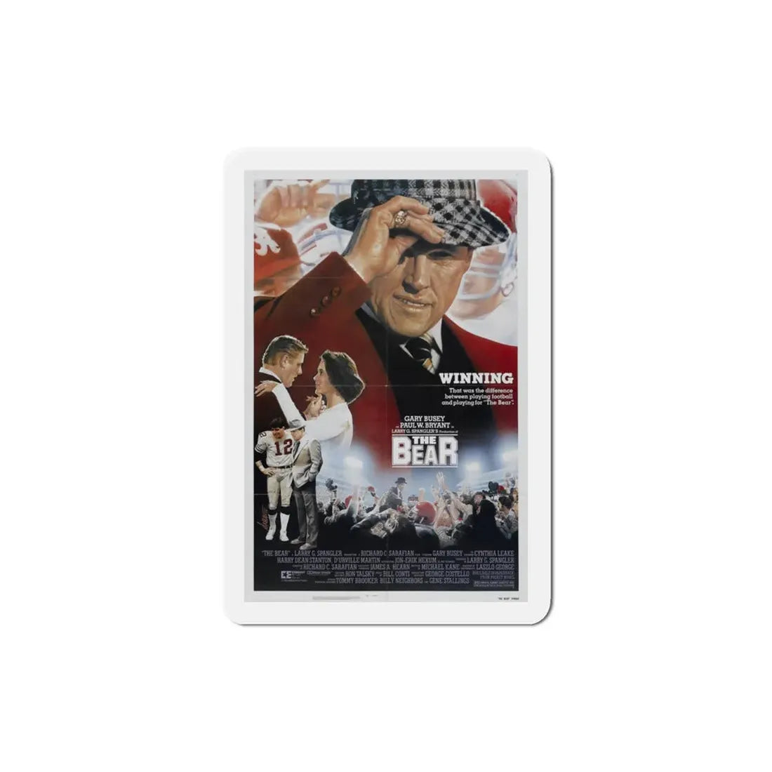 The Bear 1984 Movie Poster Refrigerator Magnet 3 Inch - The Sticker Space