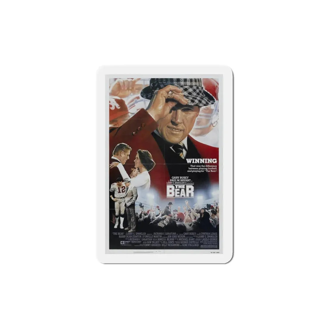 The Bear 1984 Movie Poster Refrigerator Magnet 4 Inch - The Sticker Space