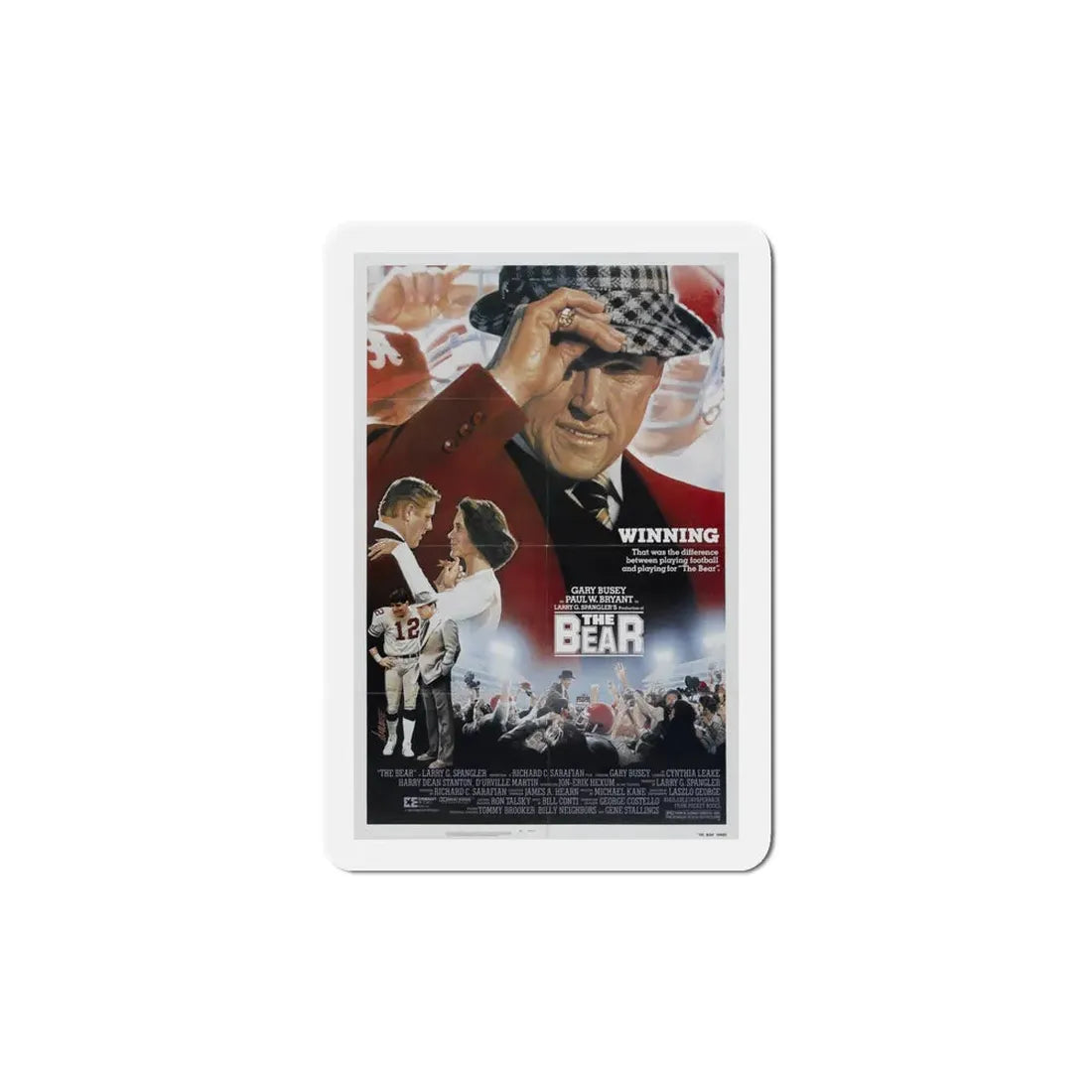 The Bear 1984 Movie Poster Refrigerator Magnet 5 Inch - The Sticker Space