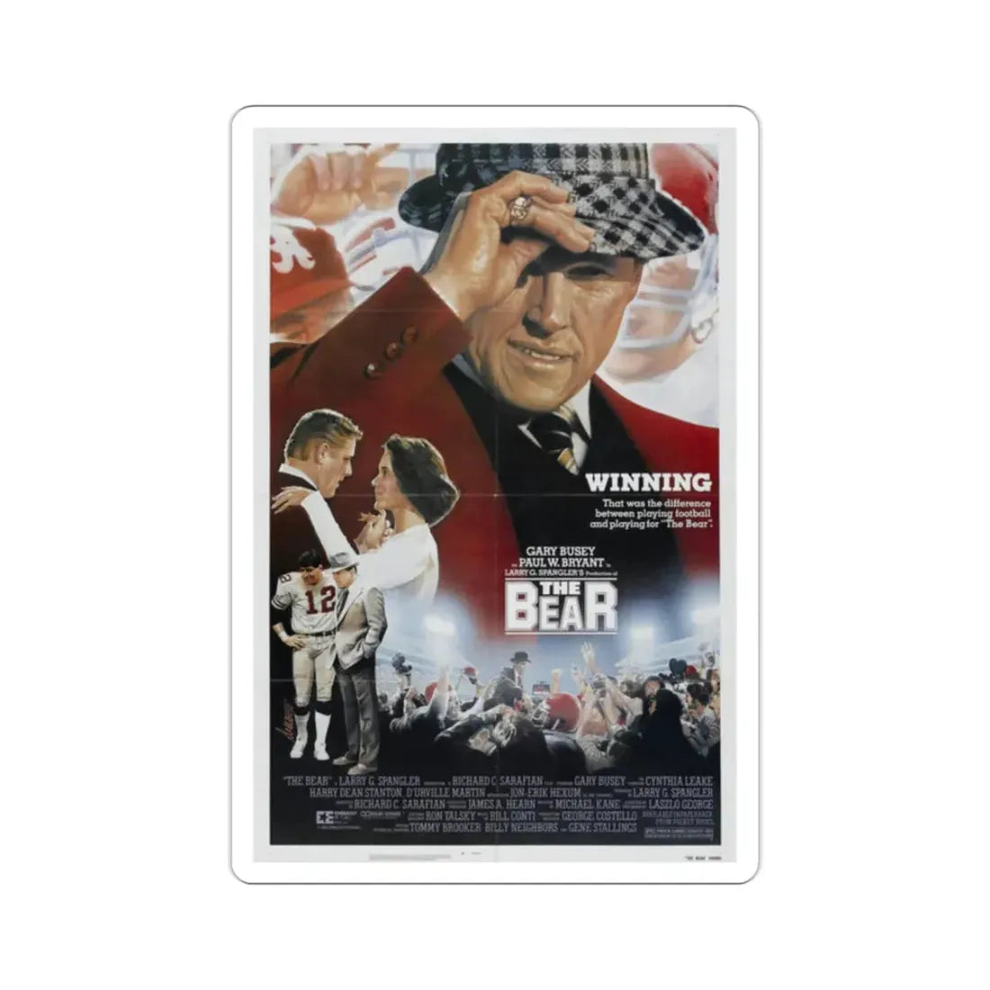 The Bear 1984 Movie Poster STICKER Vinyl Die-Cut Decal 2 Inch - The Sticker Space