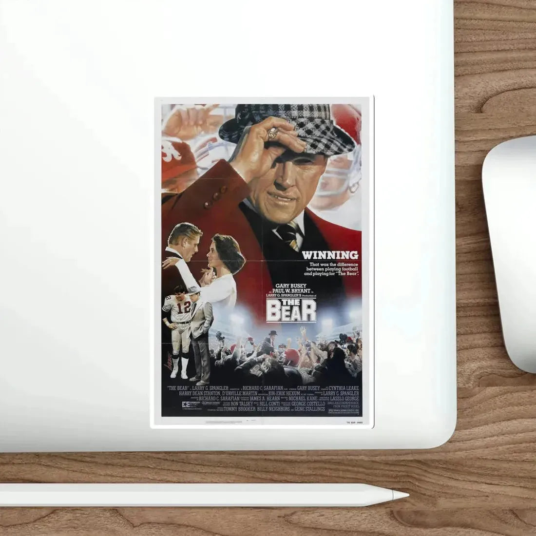 The Bear 1984 Movie Poster STICKER Vinyl Die-Cut Decal - The Sticker Space