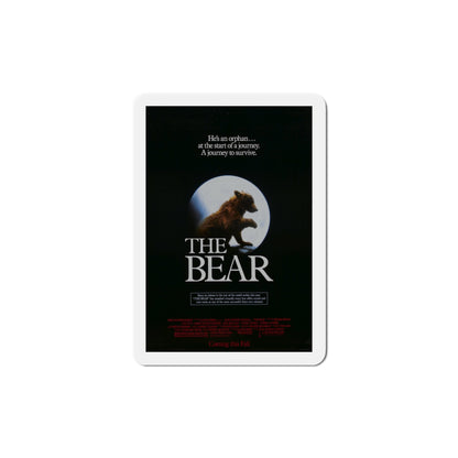 The Bear 1989 Movie Poster Die-Cut Magnet-5" x 5"-The Sticker Space