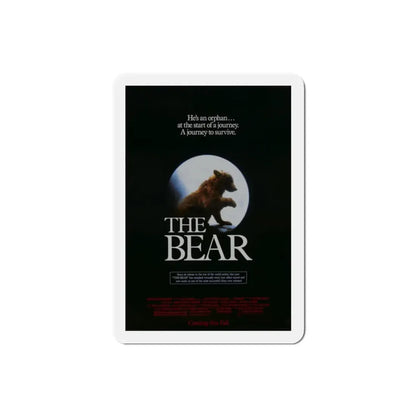 The Bear 1989 Movie Poster Refrigerator Magnet 2 Inch - The Sticker Space
