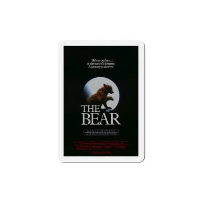 The Bear 1989 Movie Poster Refrigerator Magnet 4 Inch - The Sticker Space