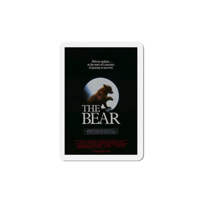 The Bear 1989 Movie Poster Refrigerator Magnet 6 Inch - The Sticker Space