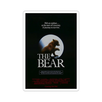 The Bear 1989 Movie Poster STICKER Vinyl Die-Cut Decal-3 Inch-The Sticker Space