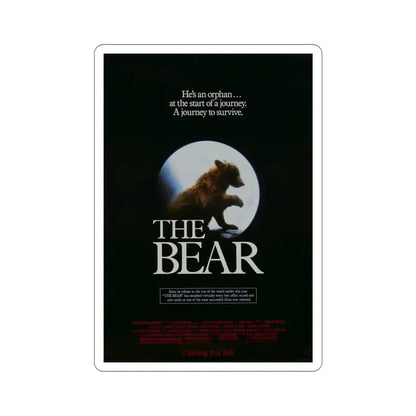 The Bear 1989 Movie Poster STICKER Vinyl Die-Cut Decal 4 Inch - The Sticker Space