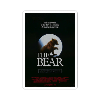 The Bear 1989 Movie Poster STICKER Vinyl Die-Cut Decal-4 Inch-The Sticker Space