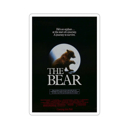 The Bear 1989 Movie Poster STICKER Vinyl Die-Cut Decal-5 Inch-The Sticker Space