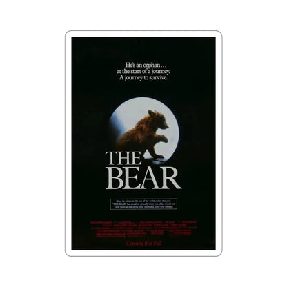 The Bear 1989 Movie Poster STICKER Vinyl Die-Cut Decal 6 Inch - The Sticker Space