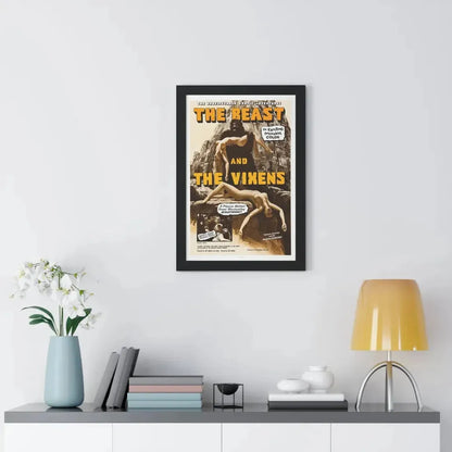 THE BEAST AND THE VIXENS 1974 - Framed Movie Poster - The Sticker Space