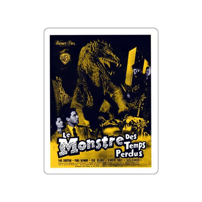 THE BEAST FROM 20,000 FATHOMS (FRENCH) 1953 Movie Poster STICKER Vinyl Die-Cut Decal 3 Inch - The Sticker Space