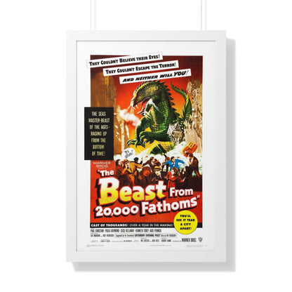 THE BEAST FROM 20,000 FATHOMS 1953 - Framed Movie Poster-20" x 30"-The Sticker Space