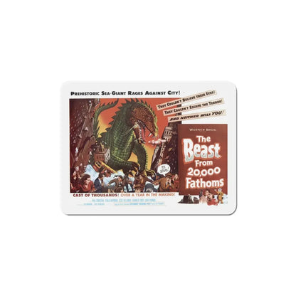 The Beast from 20000 Fathoms 1953 Movie Poster Refrigerator Magnet 5 Inch - The Sticker Space