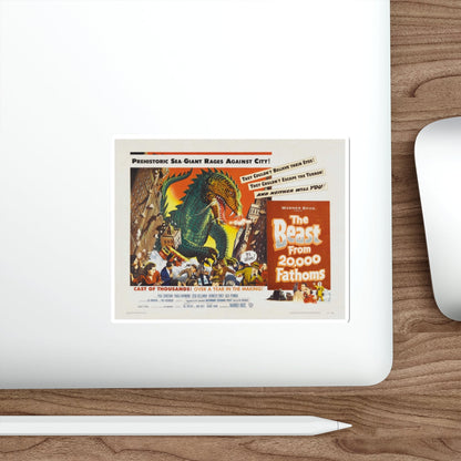 THE BEAST FROM 20,000 FATHOMS (2) 1953 Movie Poster STICKER Vinyl Die-Cut Decal-The Sticker Space