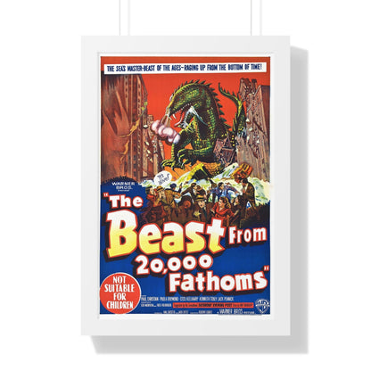 THE BEAST FROM 20,000 FATHOMS (4) 1953 - Framed Movie Poster-16″ x 24″-The Sticker Space